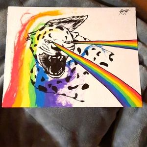 Handmade original piece of art on an 11×14 canvas panel. One-of-a-kind.